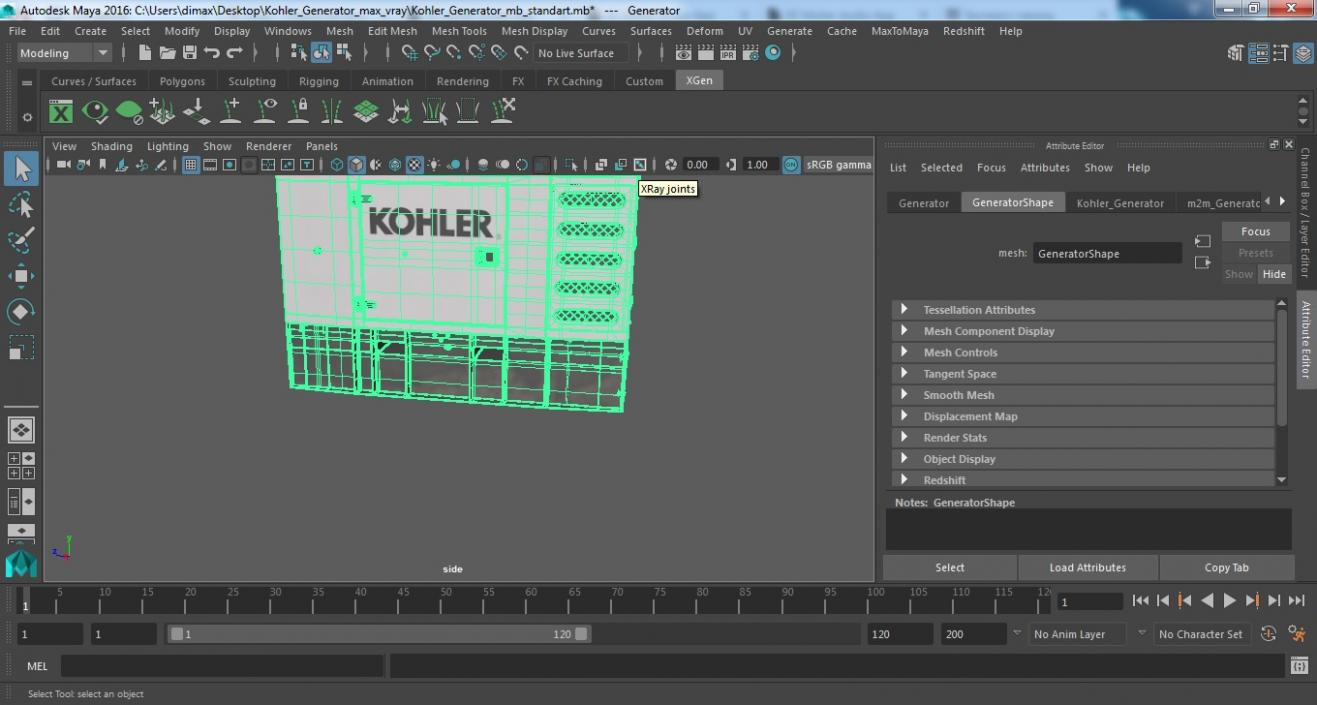 3D Kohler Generator