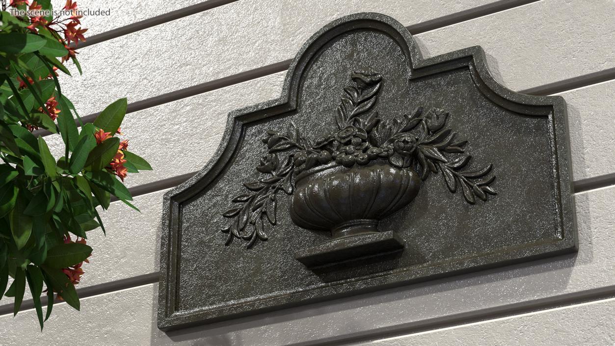 3D Stone Outdoor Decor Relief