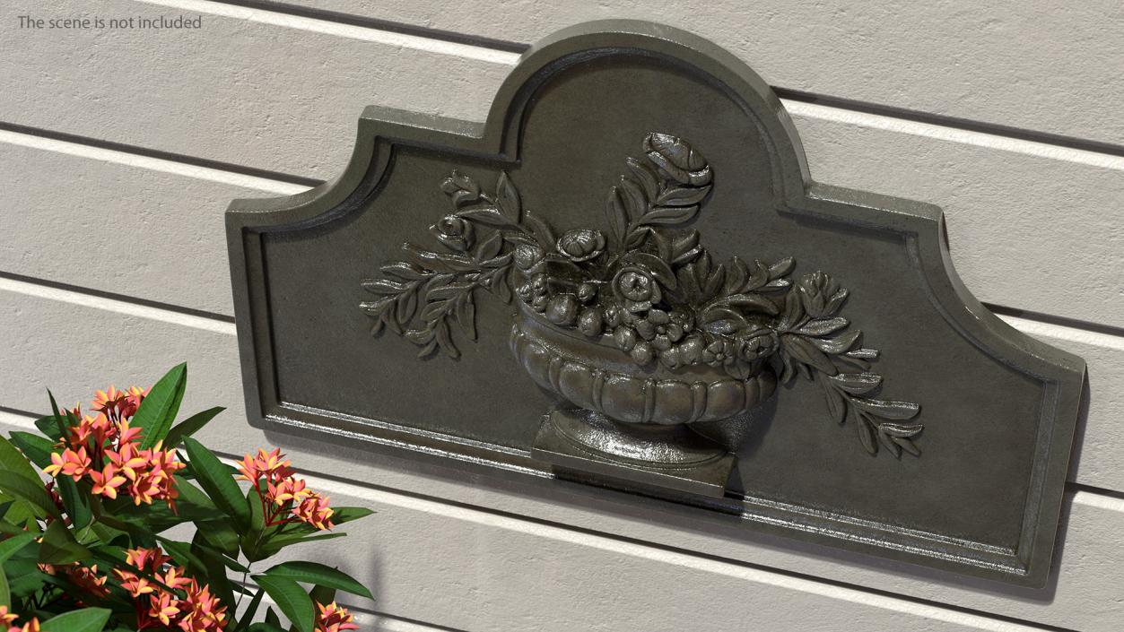 3D Stone Outdoor Decor Relief