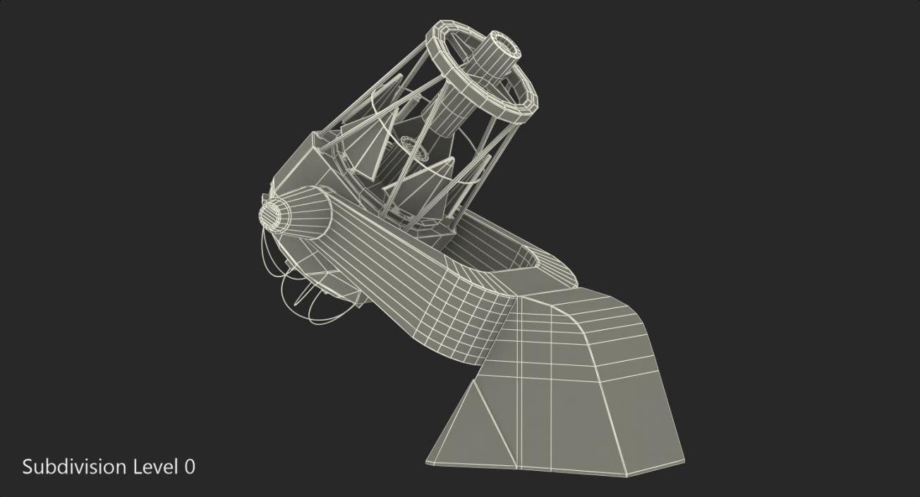 3D model Telescope for Observatory