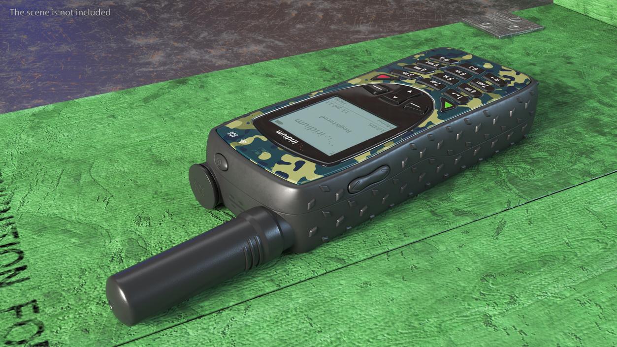 Extreme Satellite Phone Camouflage 3D model