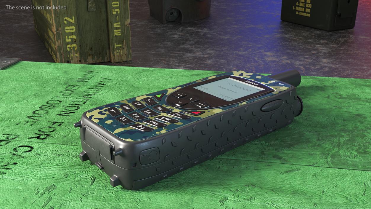 Extreme Satellite Phone Camouflage 3D model