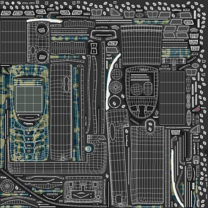 Extreme Satellite Phone Camouflage 3D model