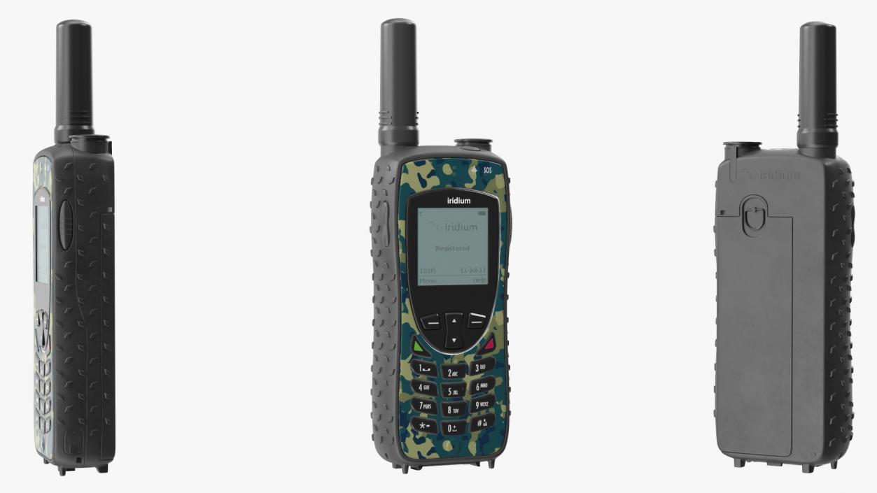 Extreme Satellite Phone Camouflage 3D model