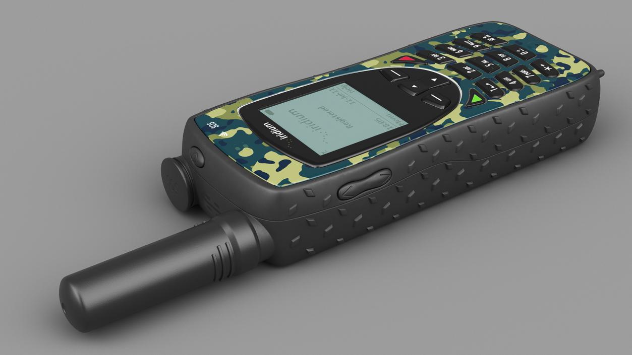 Extreme Satellite Phone Camouflage 3D model