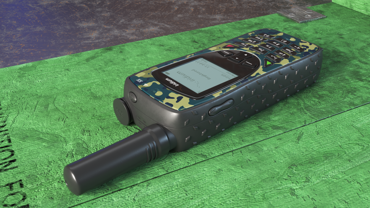 Extreme Satellite Phone Camouflage 3D model