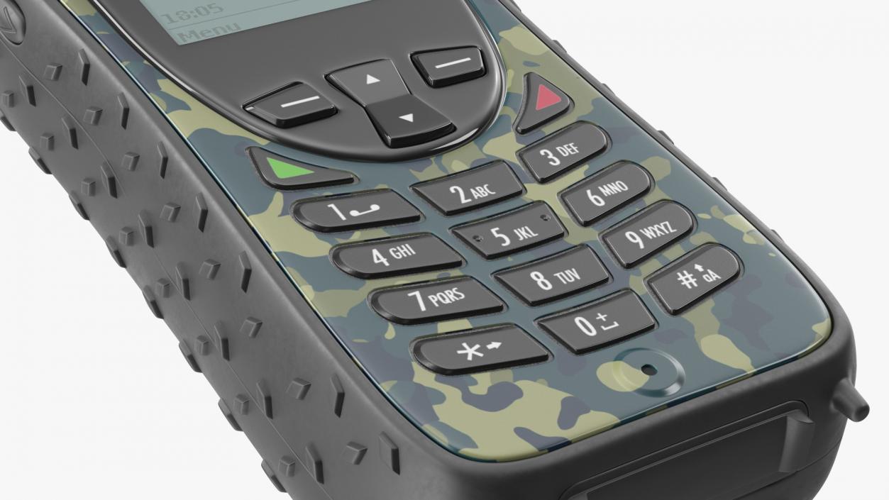 Extreme Satellite Phone Camouflage 3D model