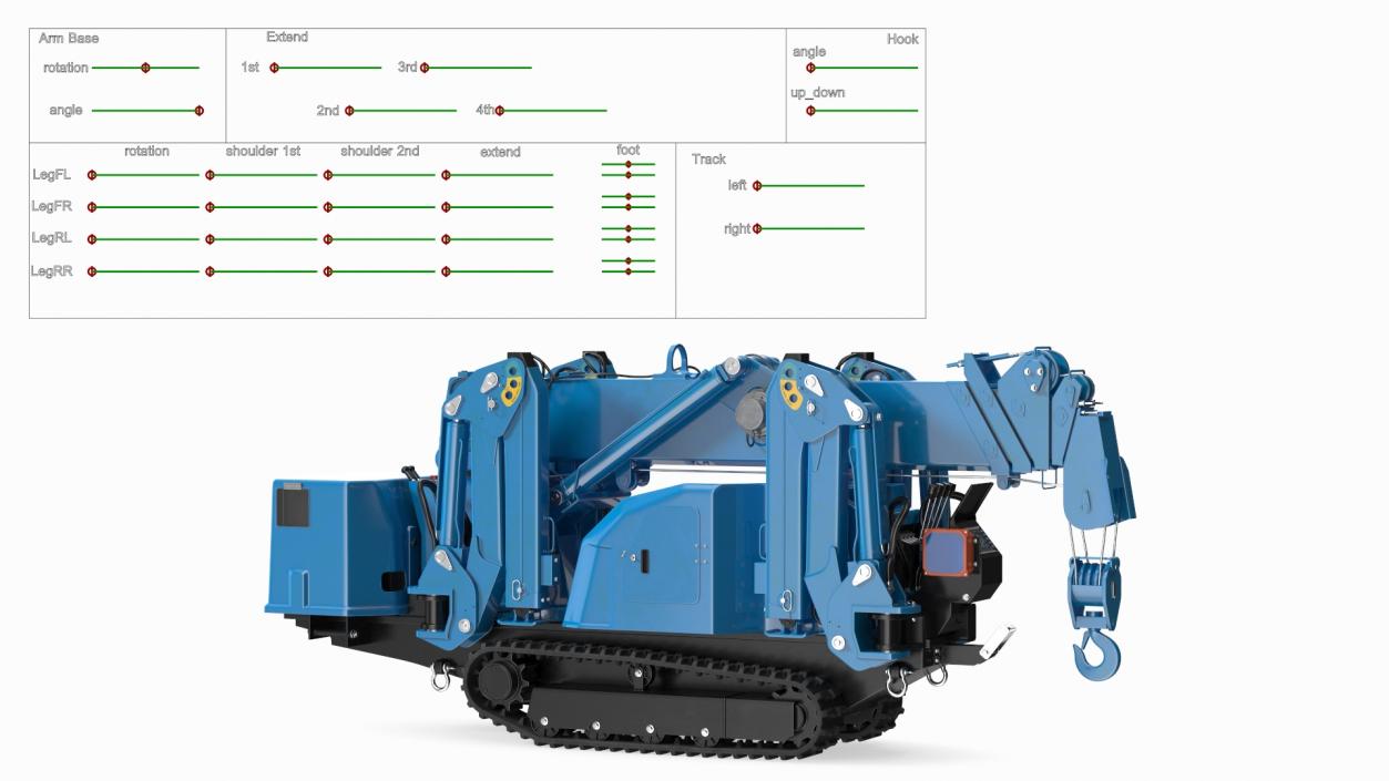 3D Rigged Heavy Construction Machinery Collection 3 model