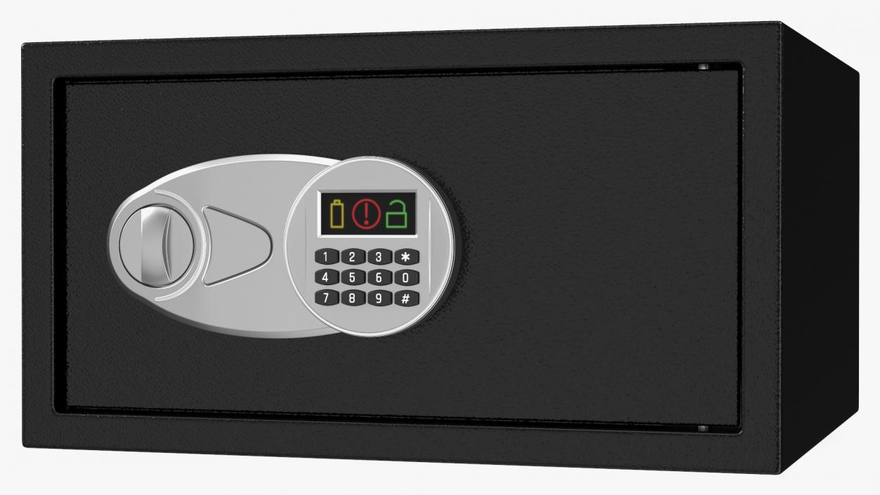 3D Digital Safe Black model