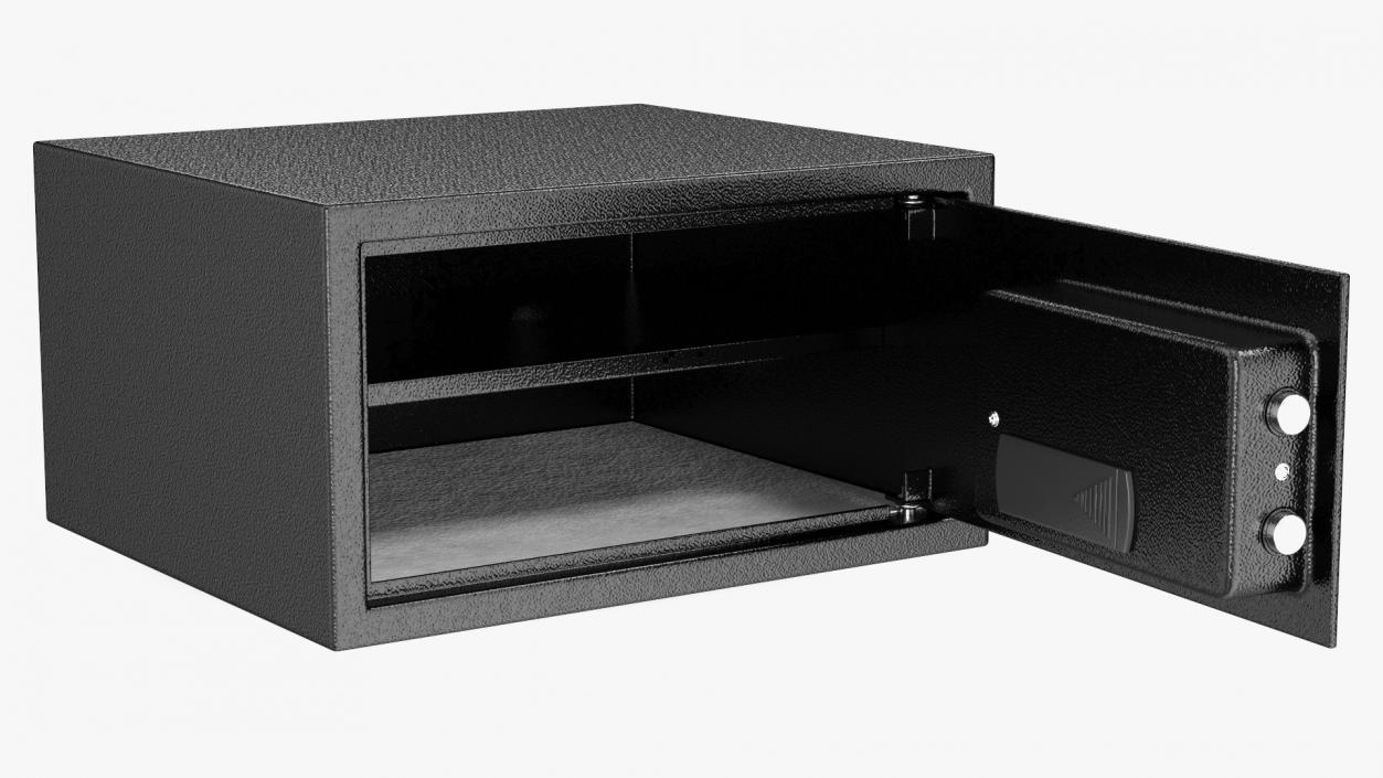 3D Digital Safe Black model