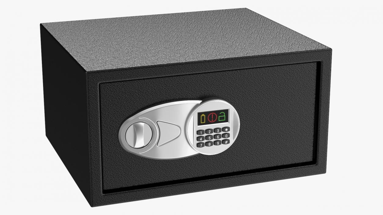 3D Digital Safe Black model