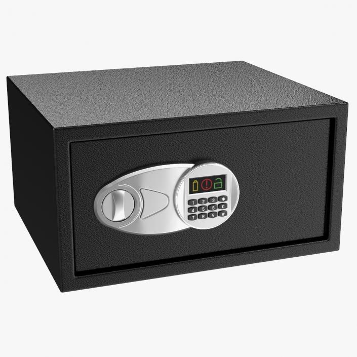 3D Digital Safe Black model