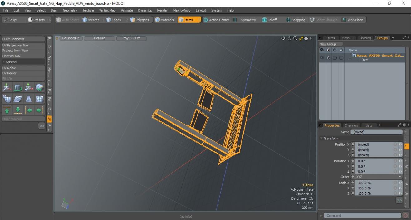 Smart Gate Flap Paddle 3D