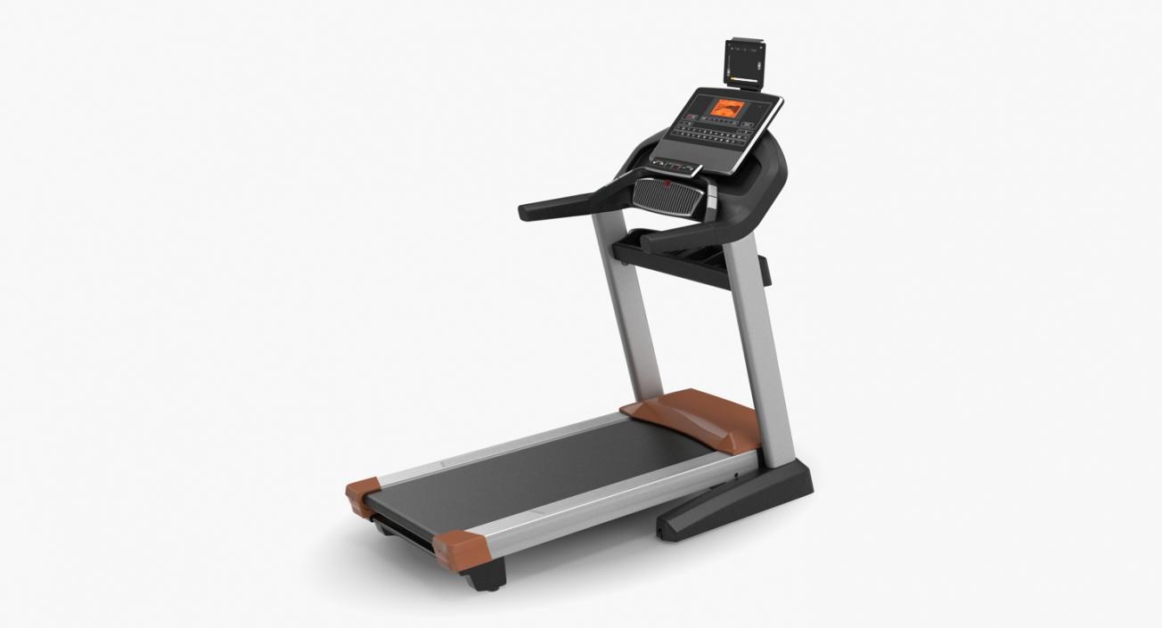 3D Fitness Treadmill Pro Rigged model