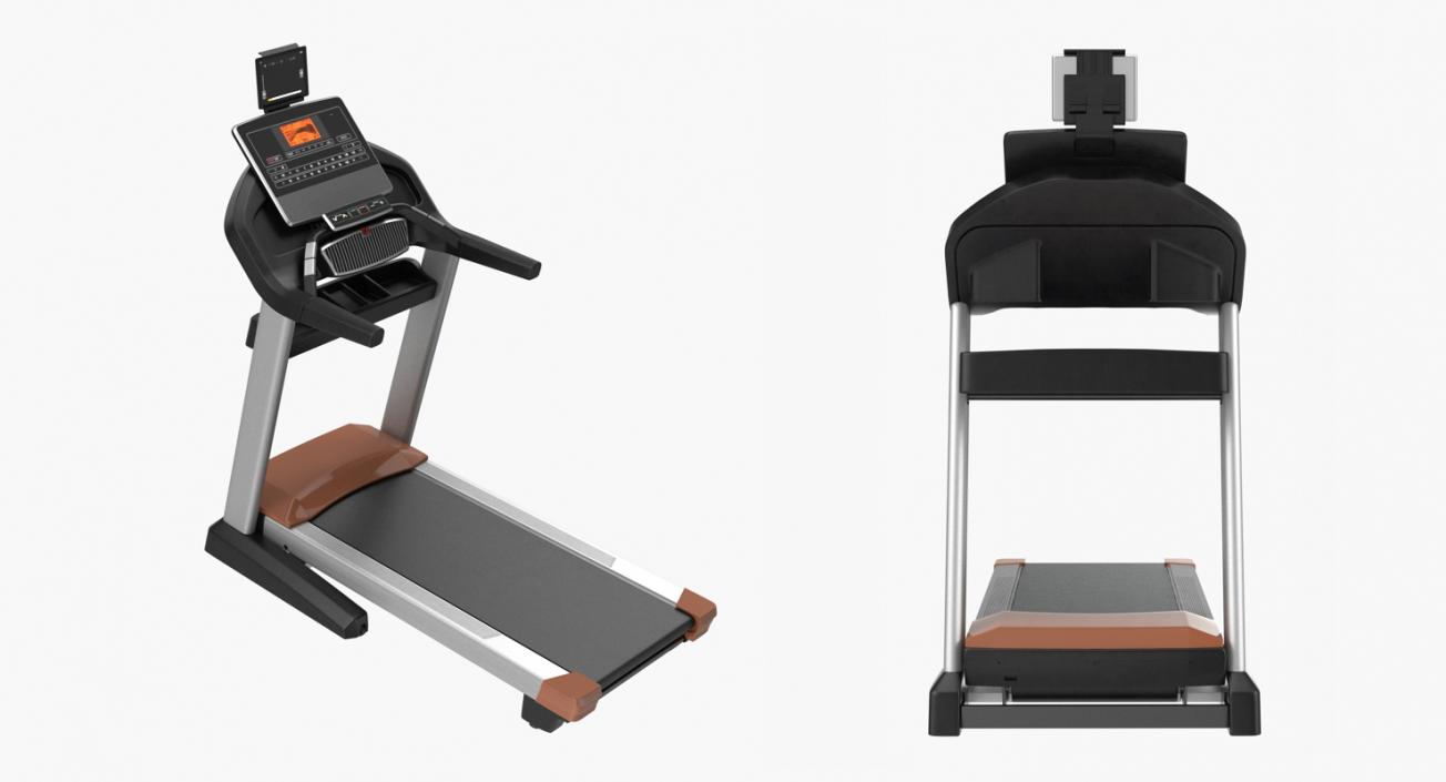 3D Fitness Treadmill Pro Rigged model