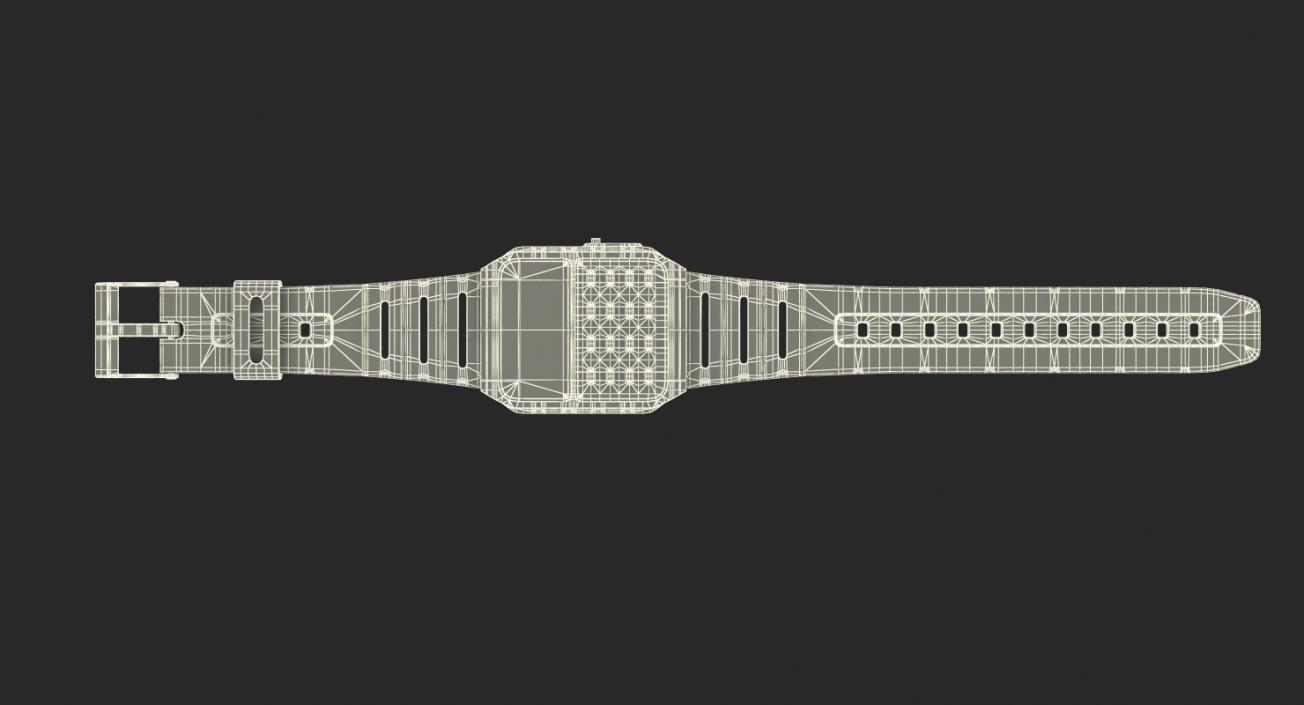 3D Casio Retro Calculator Watch model