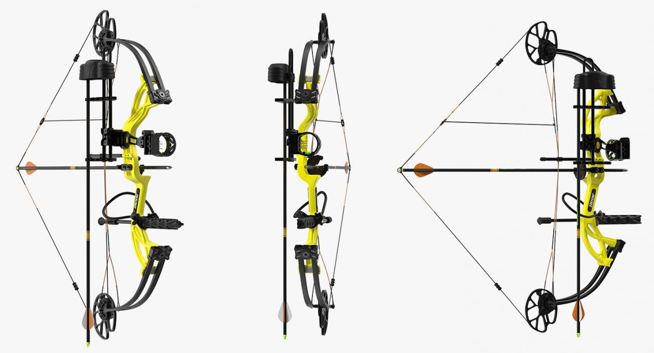 3D Armed Compound Bow Bear Archery Cruzer G2