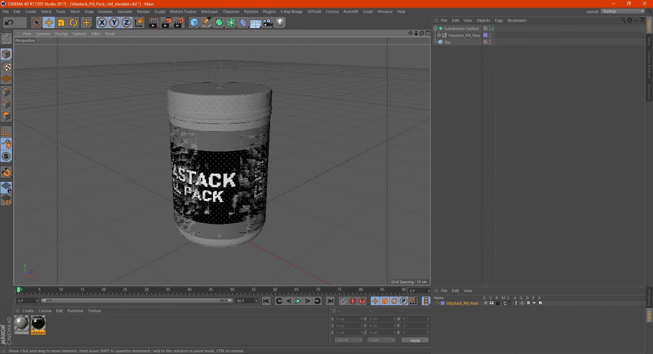 Vitastack Pill Pack 3D model