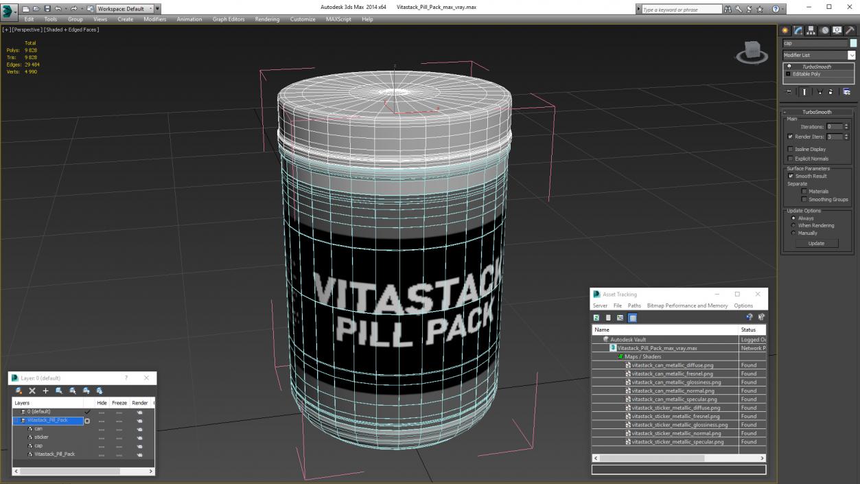 Vitastack Pill Pack 3D model