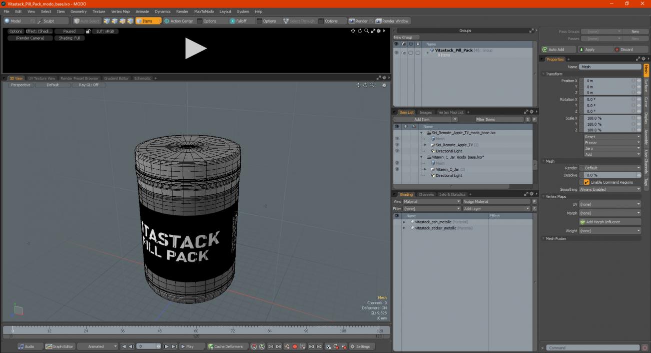 Vitastack Pill Pack 3D model