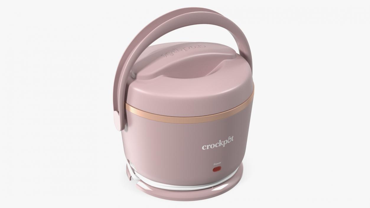 3D model Heater Lunch Box Crockpot Pink