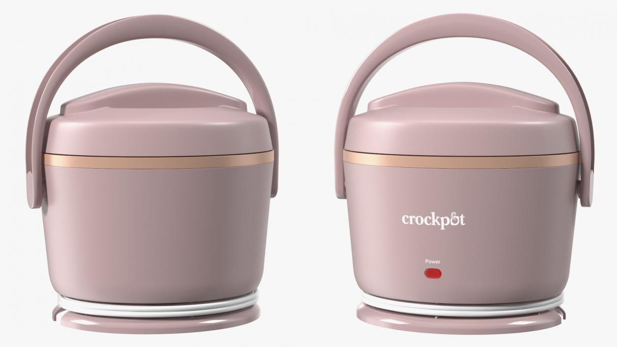 3D model Heater Lunch Box Crockpot Pink