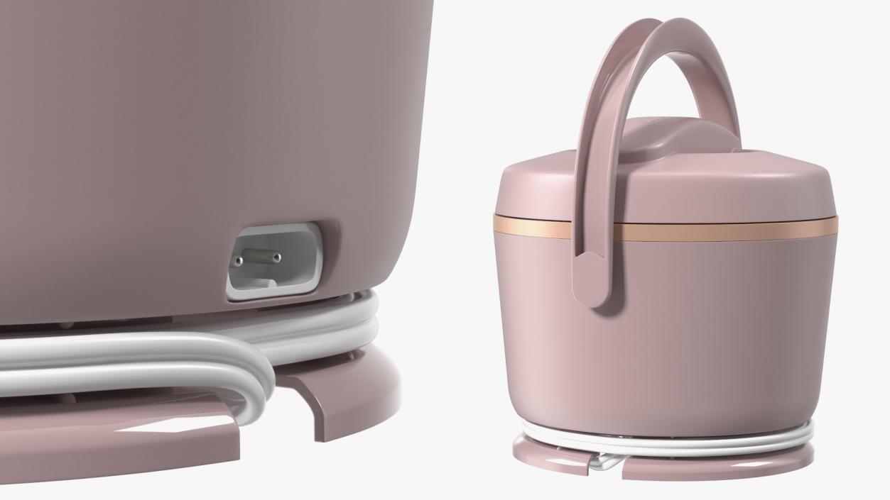 3D model Heater Lunch Box Crockpot Pink