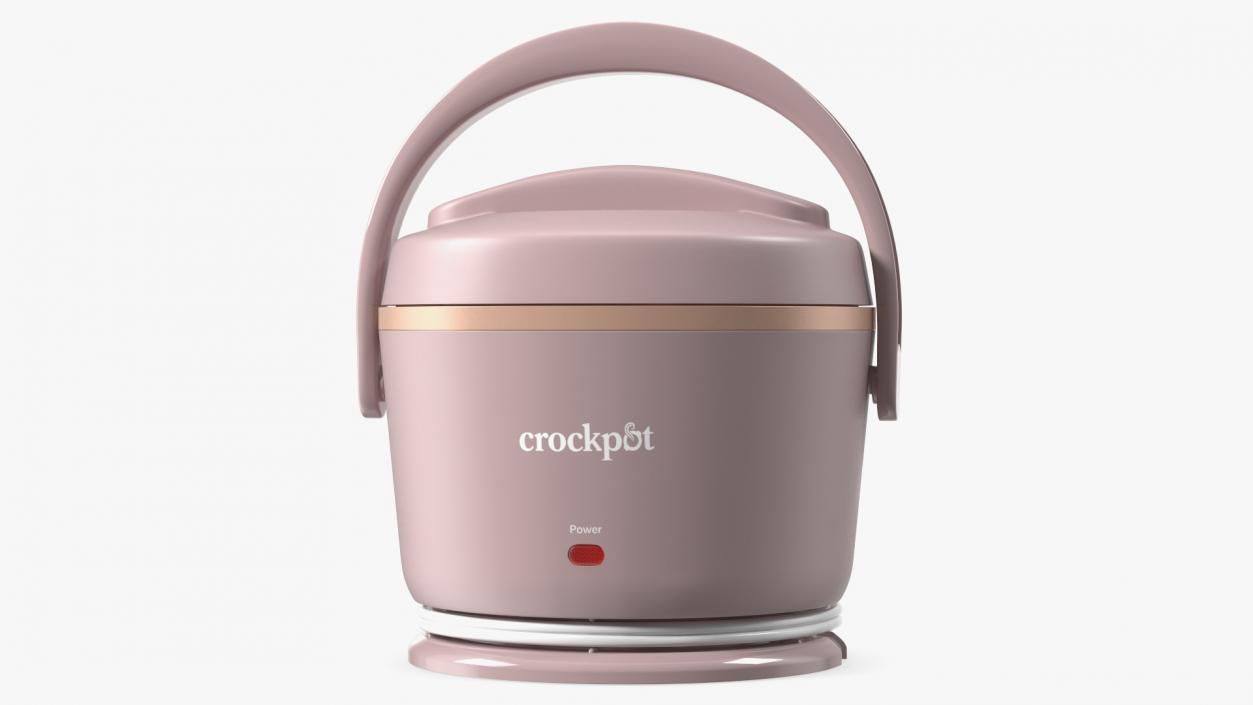 3D model Heater Lunch Box Crockpot Pink