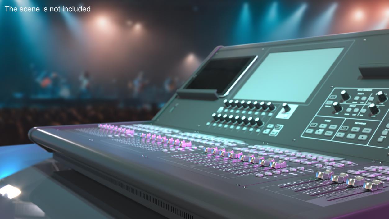 3D Live Mixing Console Grey 2