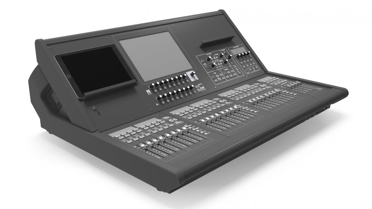 3D Live Mixing Console Grey 2