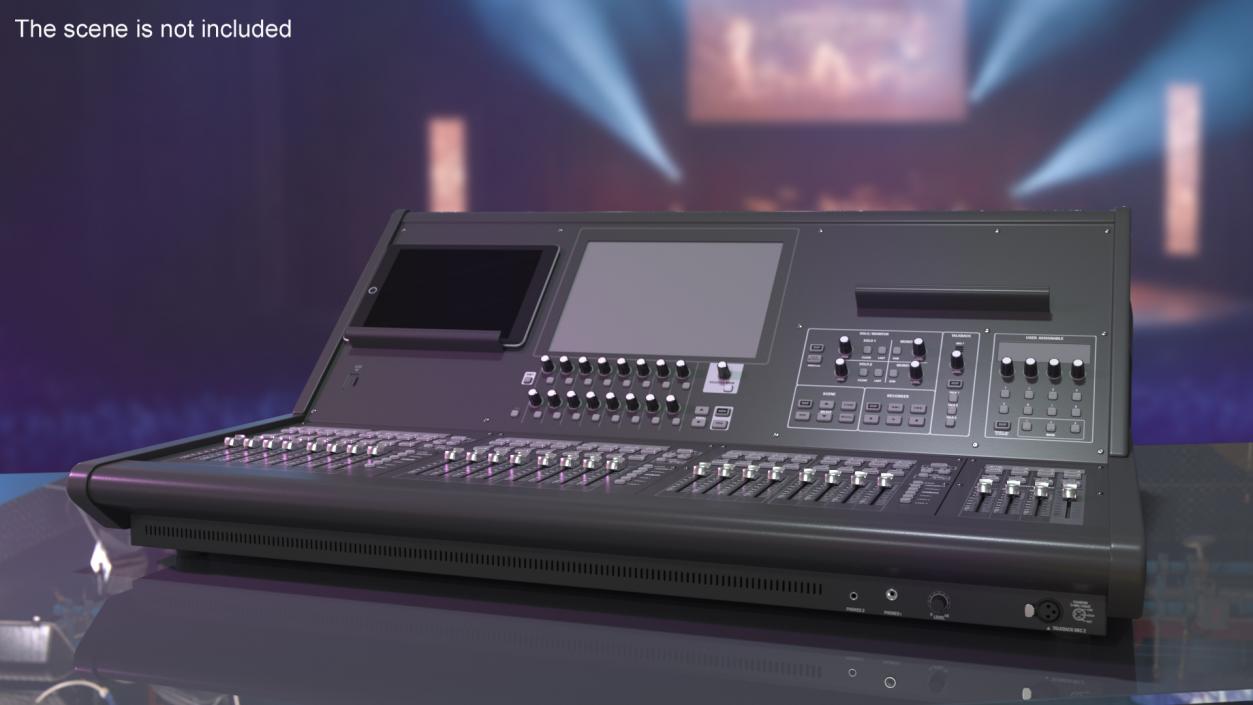 3D Live Mixing Console Grey 2