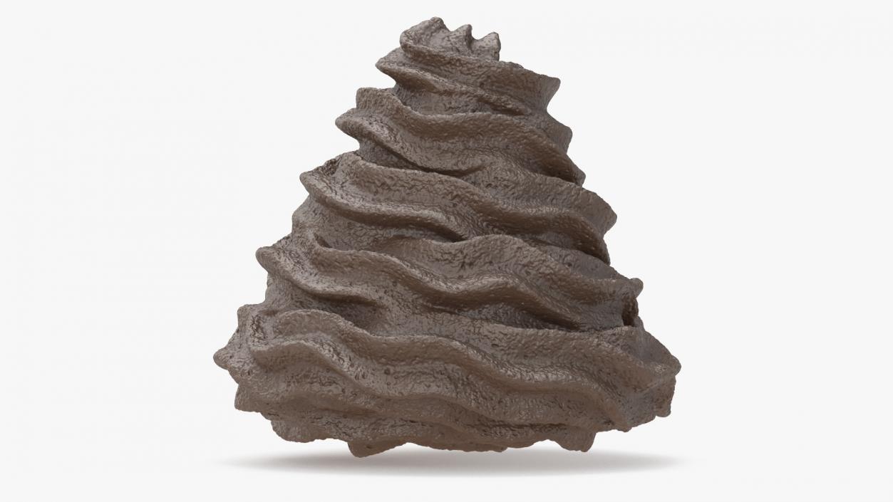 3D Chocolate Whipped Cream for 3D Print 2 model