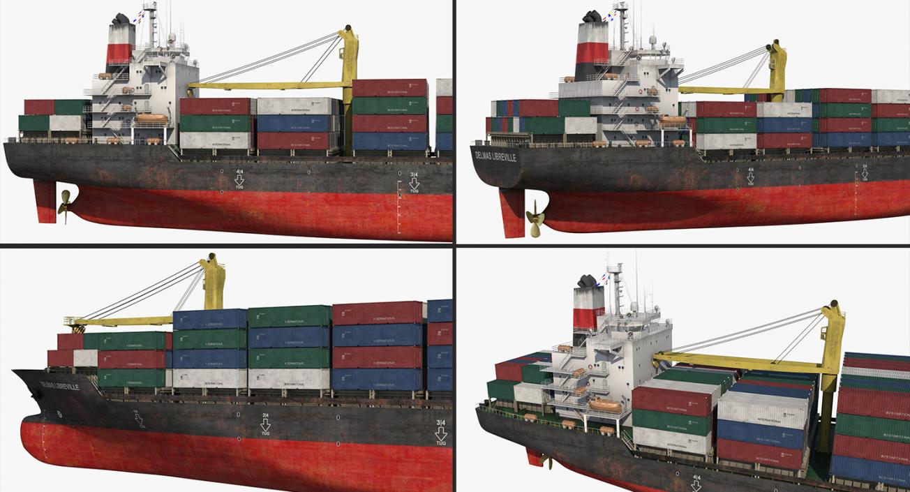 Container Ship Generic 3D