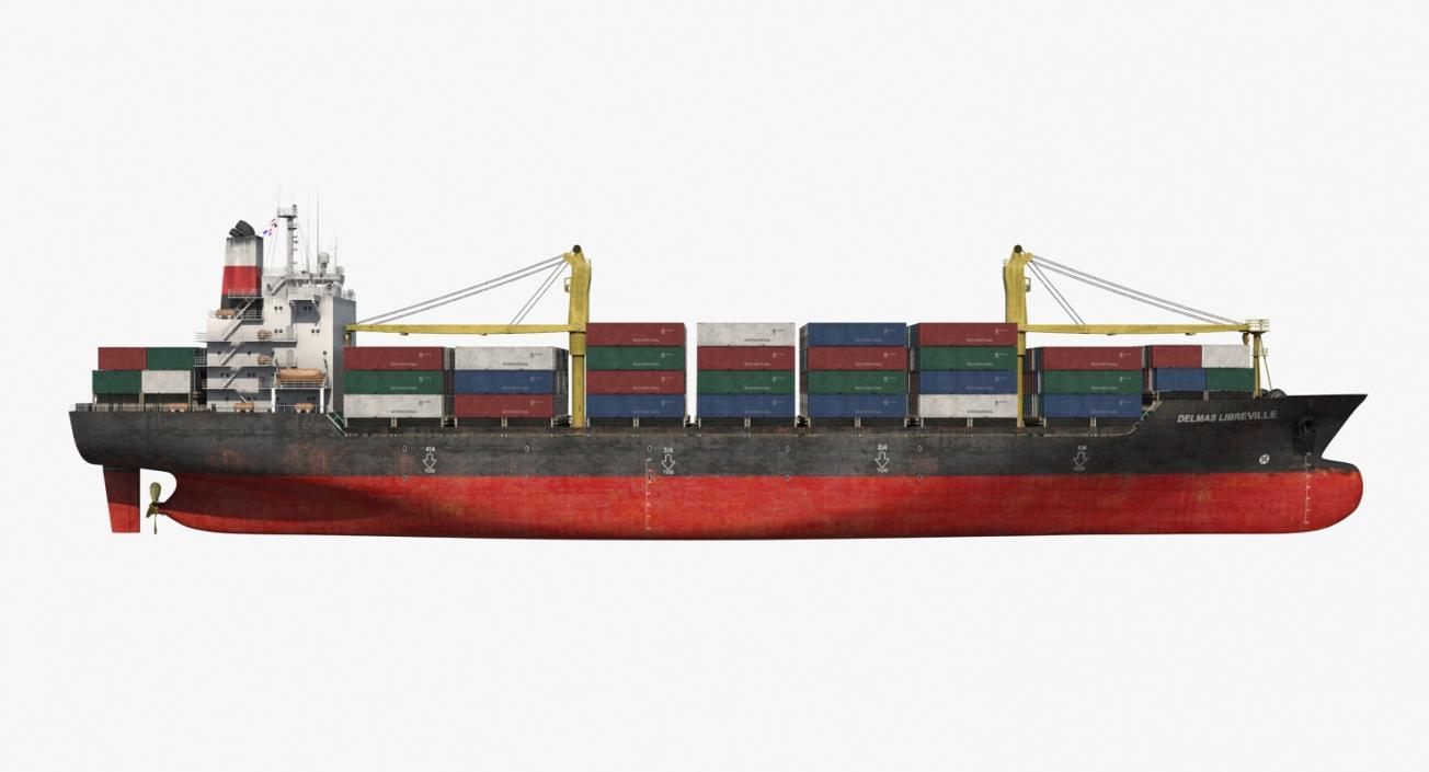 Container Ship Generic 3D