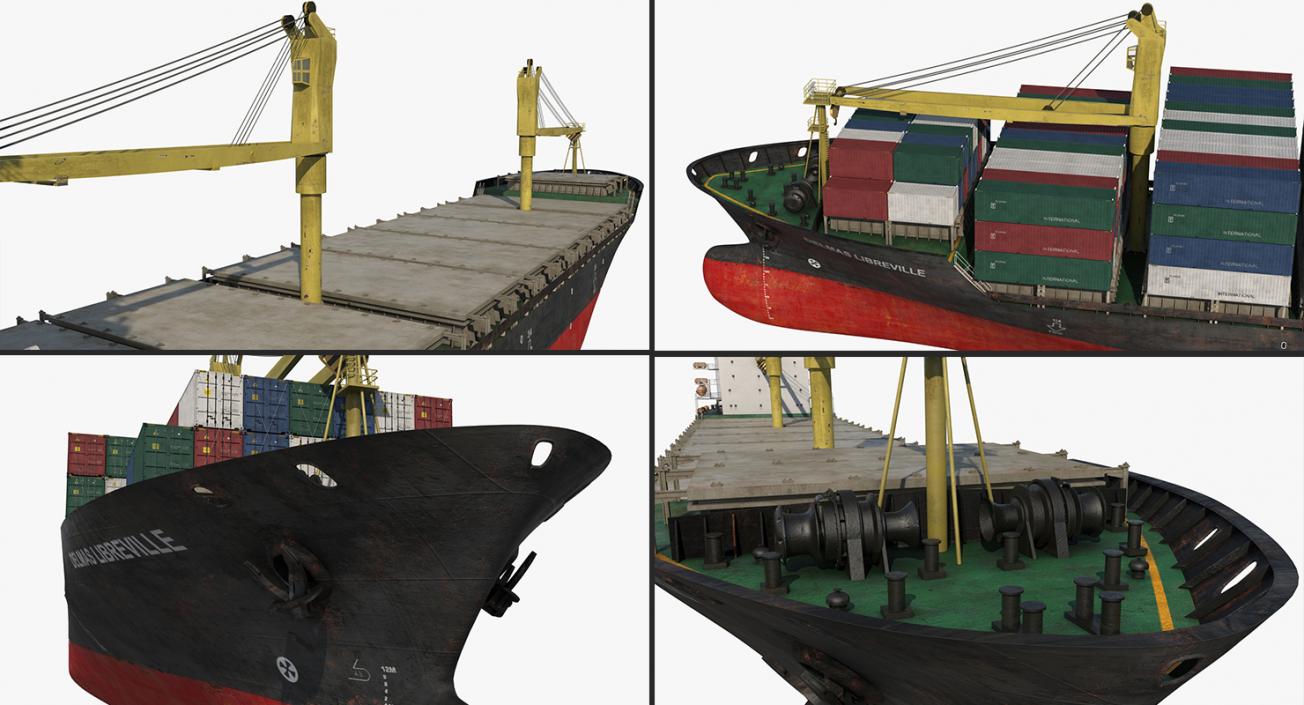 Container Ship Generic 3D