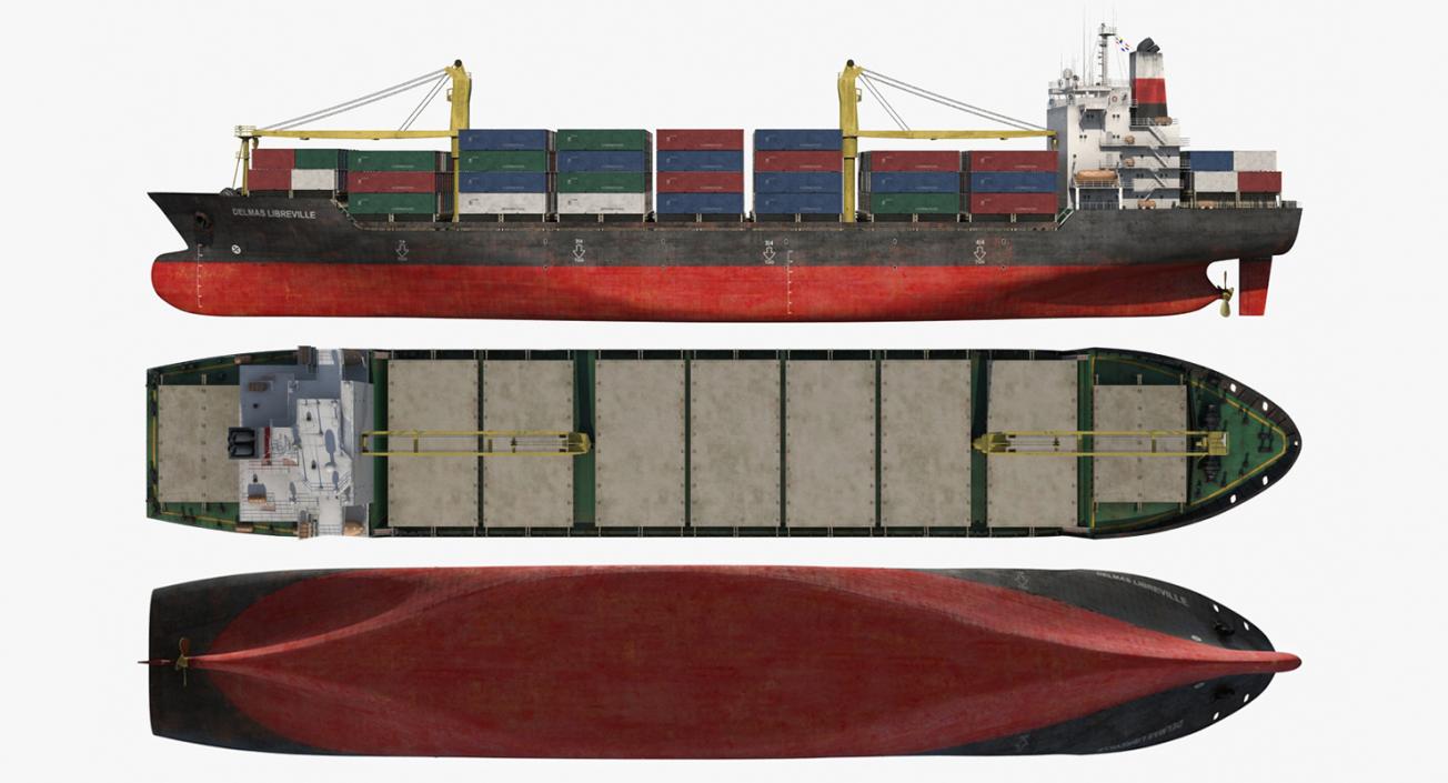 Container Ship Generic 3D