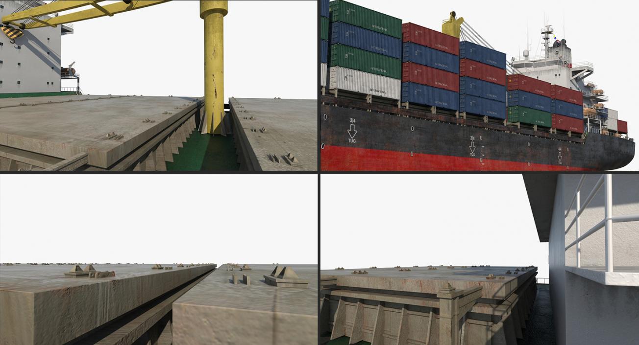 Container Ship Generic 3D