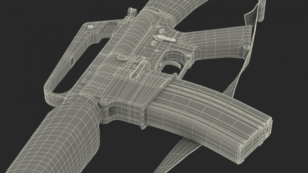 M16 Rifle(1) 3D