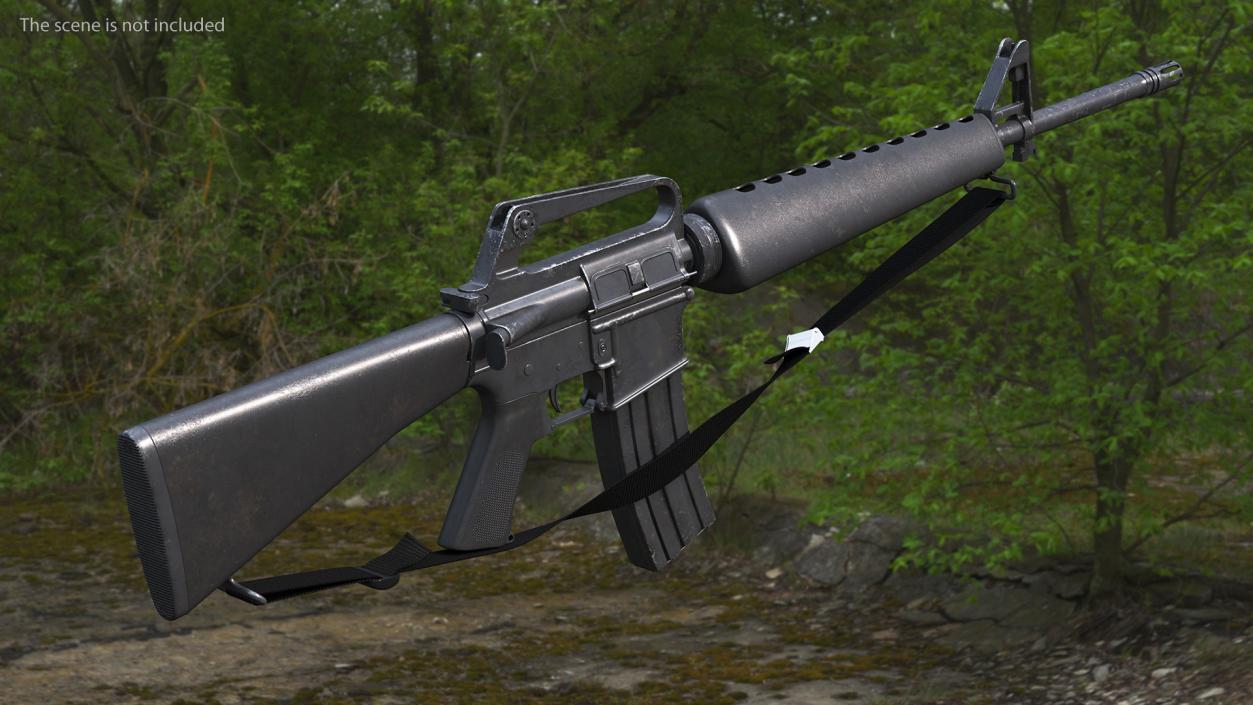 M16 Rifle(1) 3D