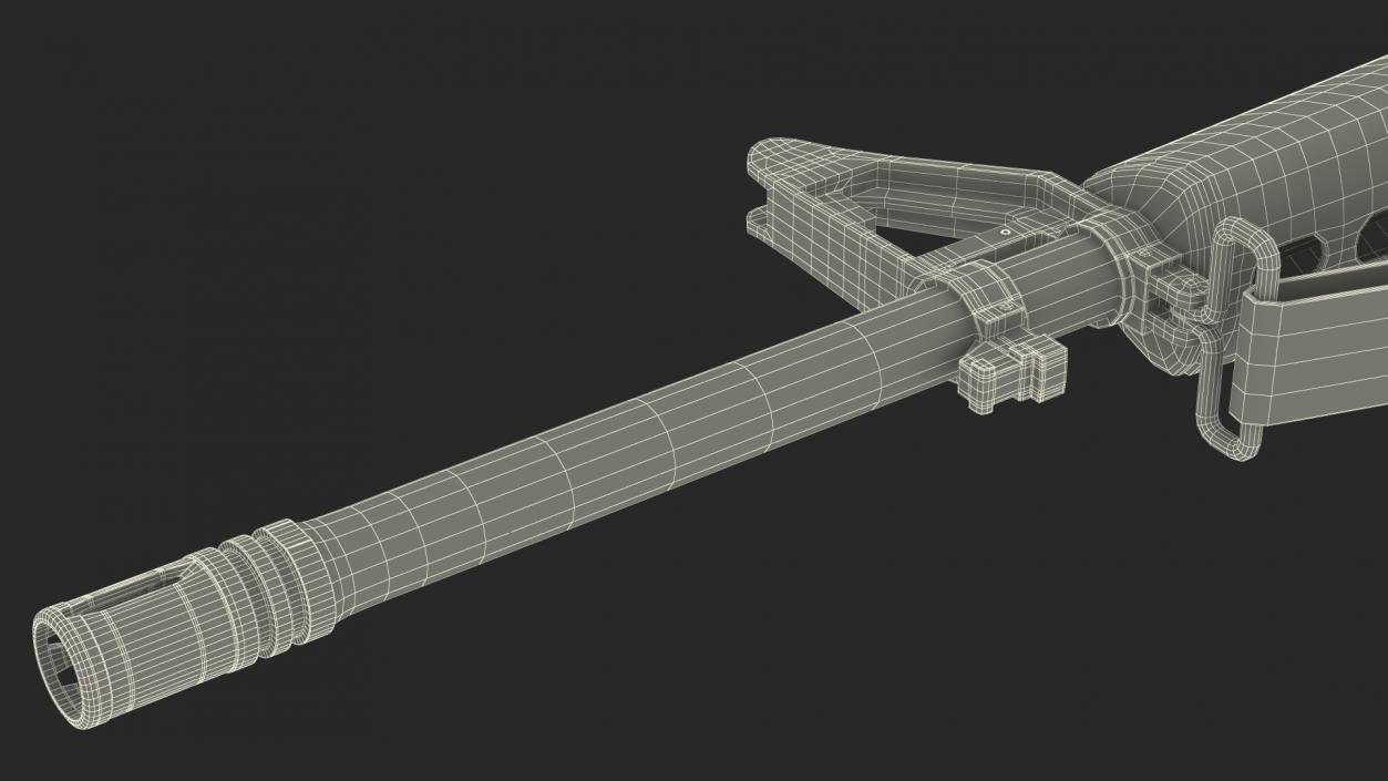 M16 Rifle(1) 3D