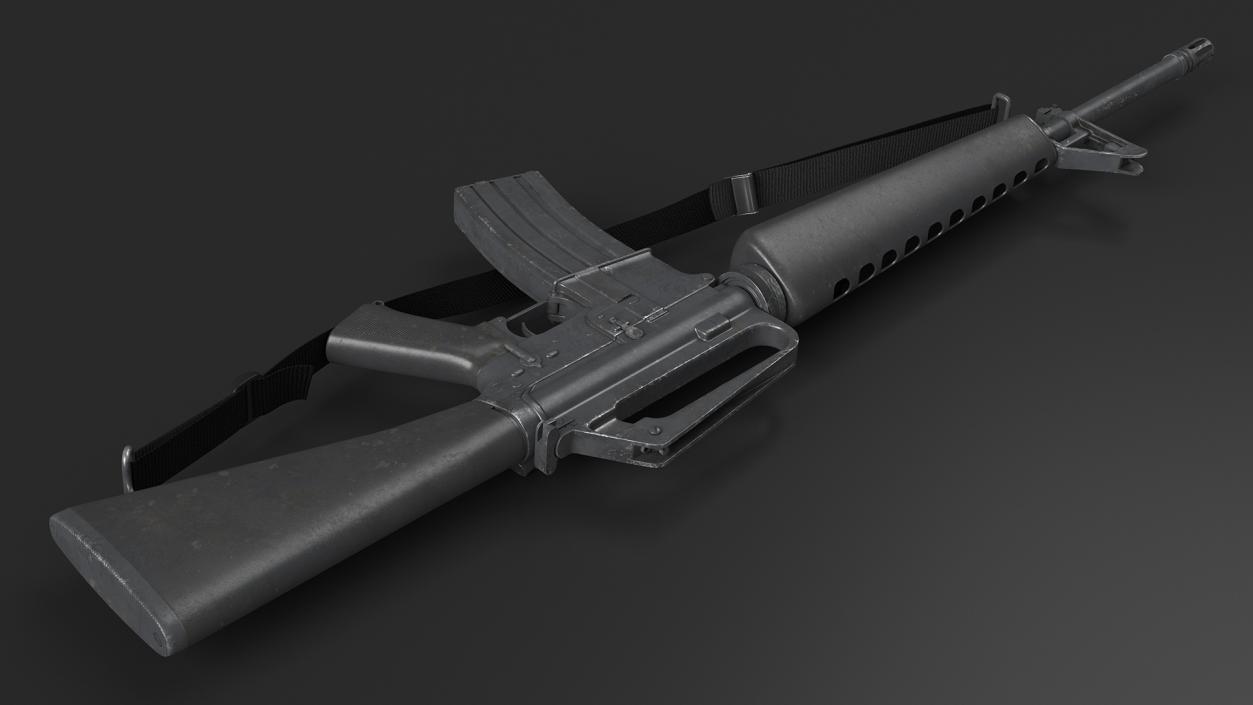 M16 Rifle(1) 3D