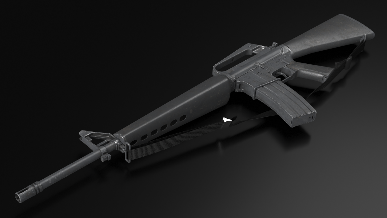 M16 Rifle(1) 3D