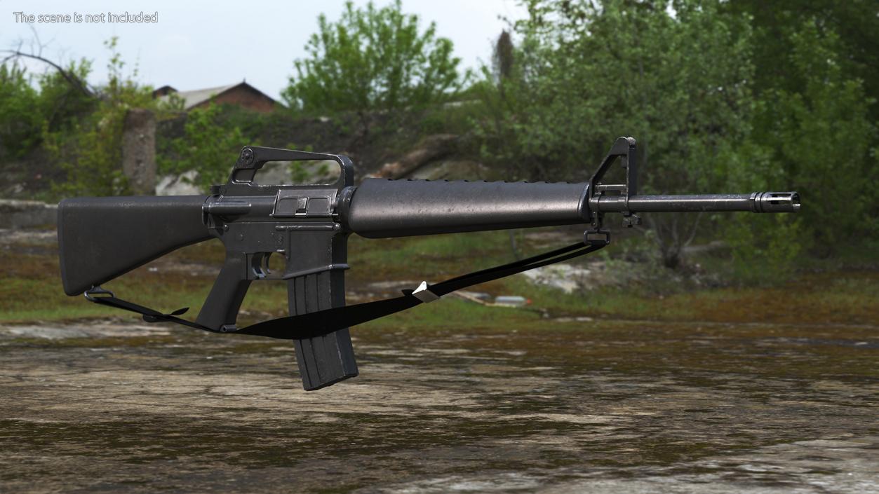 M16 Rifle(1) 3D