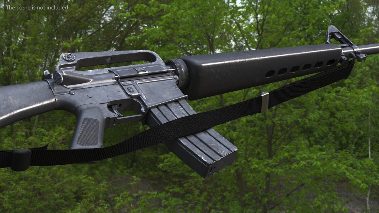 M16 Rifle(1) 3D