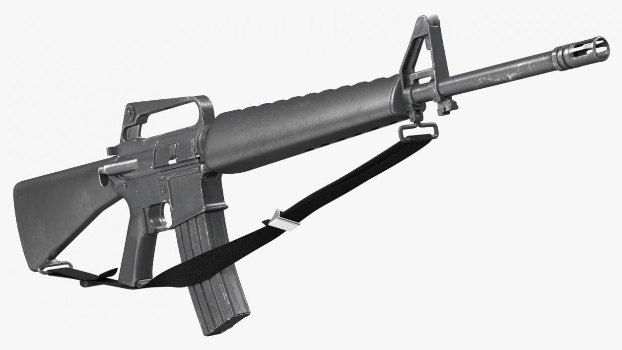 M16 Rifle(1) 3D