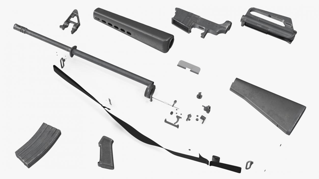 M16 Rifle(1) 3D