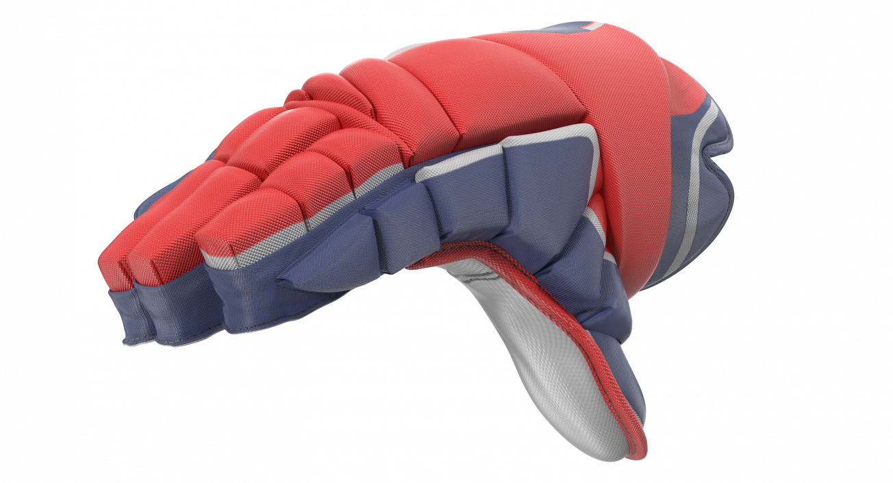 Hockey Player Gloves Rigged 3D