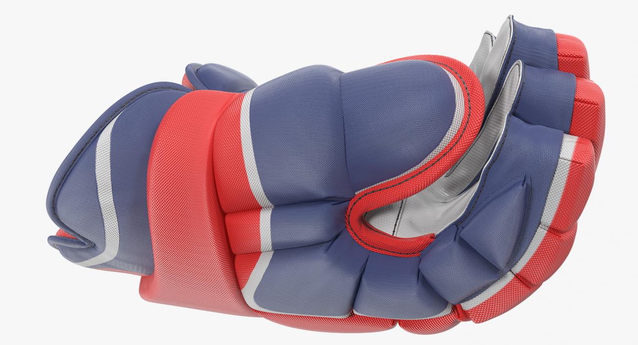 Hockey Player Gloves Rigged 3D