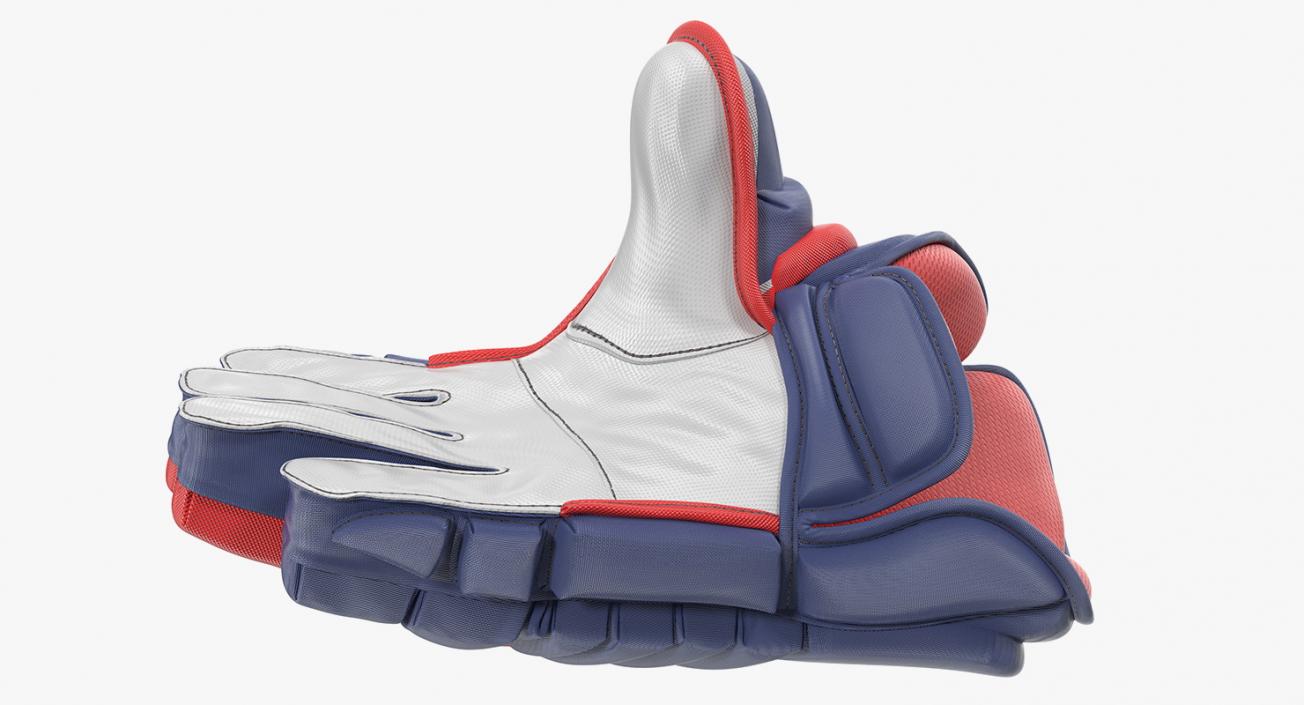 Hockey Player Gloves Rigged 3D