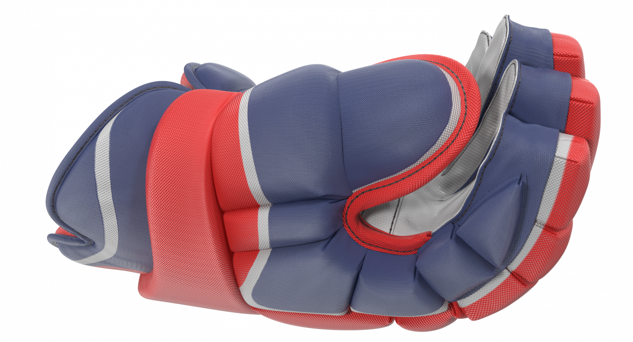 Hockey Player Gloves Rigged 3D